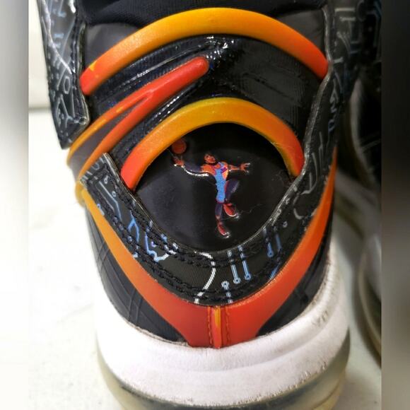 Nike Lebron VIII QS "Space Jam A New Legacy" Men's Shoes Black-White-Multi-color - Picture 7 of 16